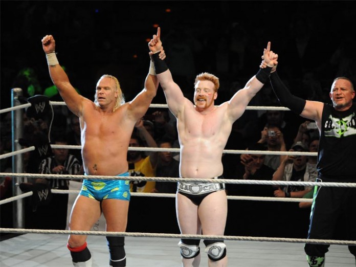Wrestling Superstars versetzten die SAP Arena in einen rasend tobenden Saal.